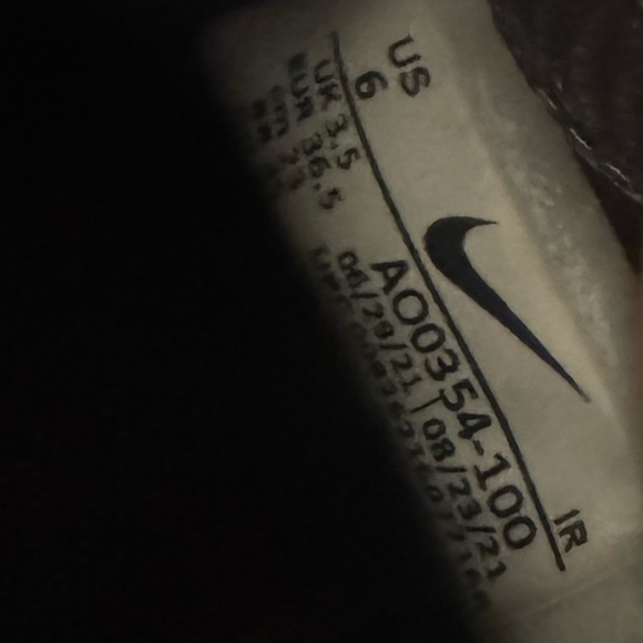 Nike Zoom 2K White/Black AO0354-101 Size 6 - Picture 12 of 12